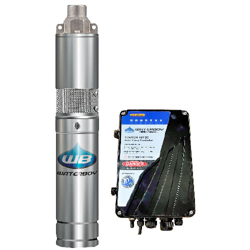 3" submersible solar pump and controller